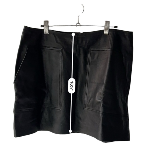 Genuine Leather French Mini Skirt - Picture 9 of 9